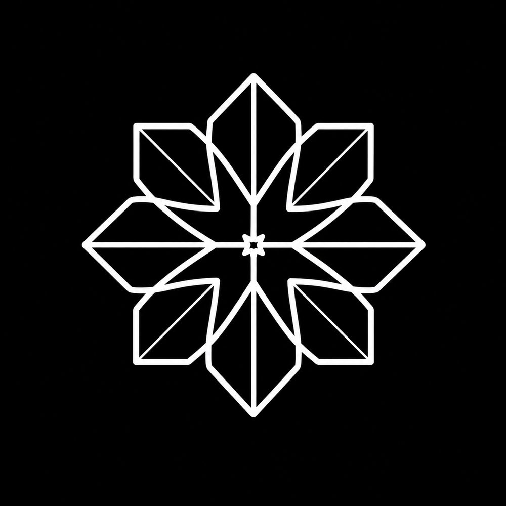 Símbolo de AURE, una flor geométrica