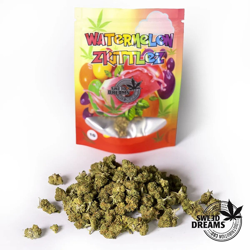 Mini flores de CBD de cultivo greenhouse